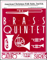 AMERICAN CHRISTMAS FOLK SONG SUITE 2ND ED GR. 4 BRASS QUINTET cover